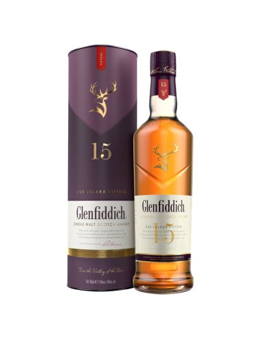 GLENFIDDICH 15 YO SOLERA CON ESTUCHE