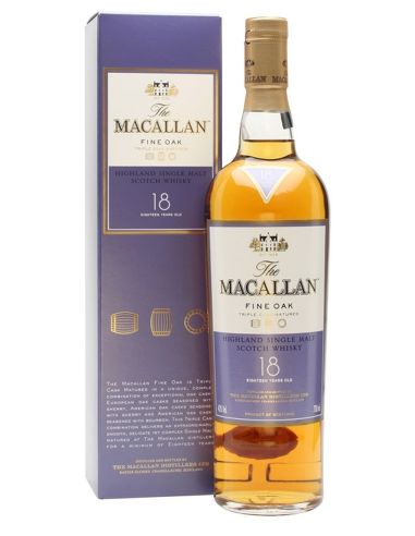 THE MACALLAN 18 YO  FINE OAK