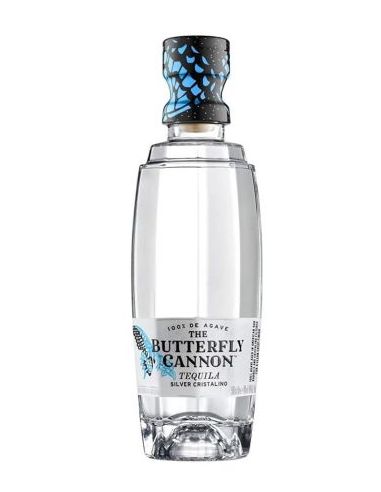 BUTTERFLY CANNON SILVER CRISTALINO MEXICAN TEQUILA