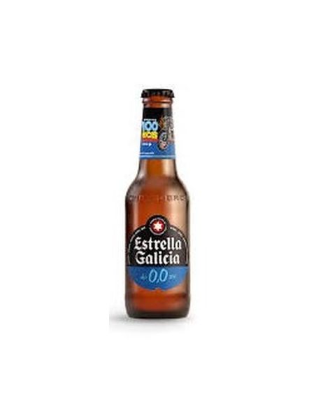 ESTRELLA GALICIA 0,0%  SENSE ALCOHOL AMPOLLA 25 CL