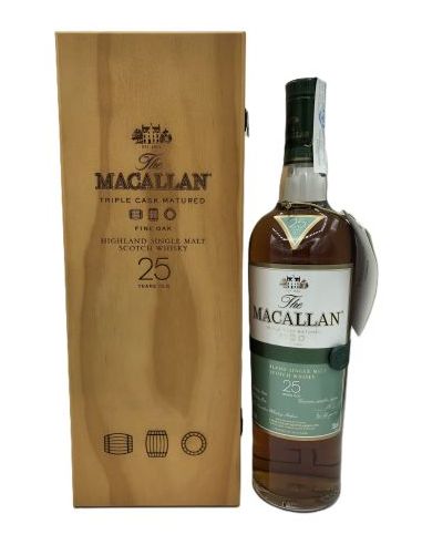 THE MACALLAN 25 YO FINE OAK CAIXA DE FUSTA