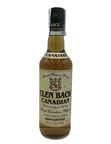 Whisky blended clen back canadian