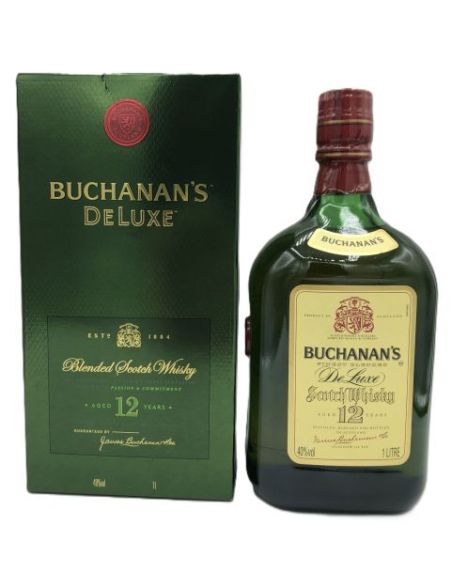 BUCHANAN S DELUXE 12 YO 1 L CON ESTUCHE