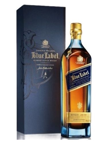 JOHNNIE WALKER BLUE CON ESTUCHE