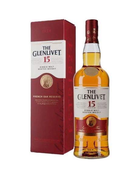 THE GLENLIVET 15 YO AMB ESTOIG