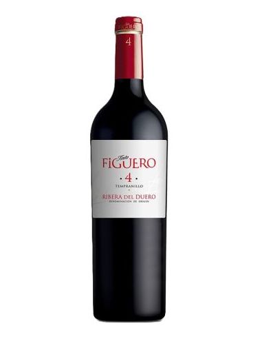 Botella vino FIGUERO 4 MESES TINTO Ribera Duero