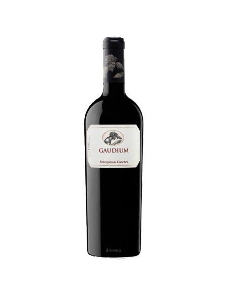 Vi de rioja gaudium marques de caceres negre