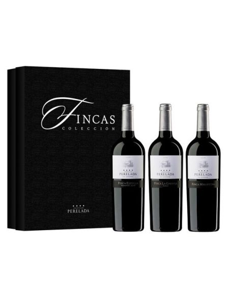 Botellas vino 3 en estuche PERELADA LAS FINCAS