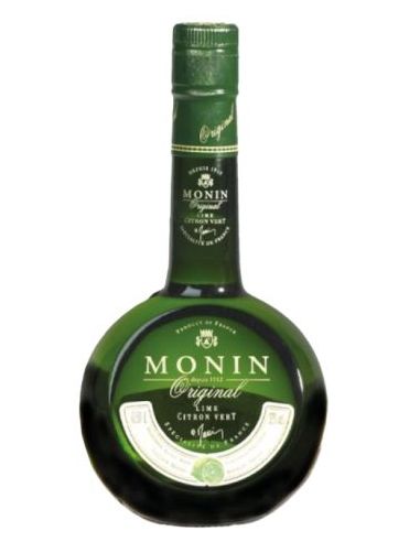 Botella licor de frutas MONIN LICOR ORIGINAL LIME 5O CL