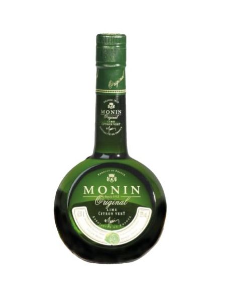 Botella licor de frutas MONIN LICOR ORIGINAL LIME 5O CL