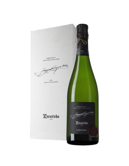 Botella cava Corpinnat RECAREDO HOMENAGE  A JOSEP MATA CAPELLADES 2004