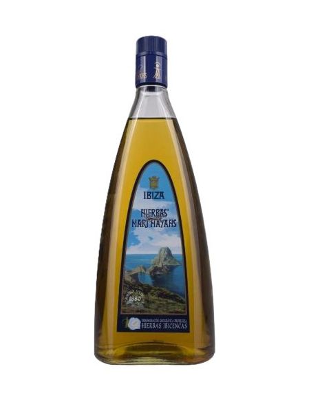 Botella licor de hierbas HIERBAS IBICENCAS 1 L