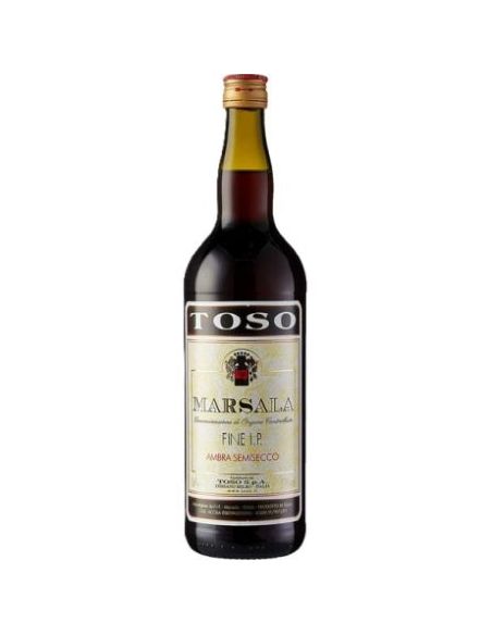 Botella vino aperitivo fino TOSO MARSALA 1L