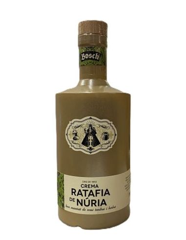 Botella licor CREMA DE RATAFIA DE NURIA