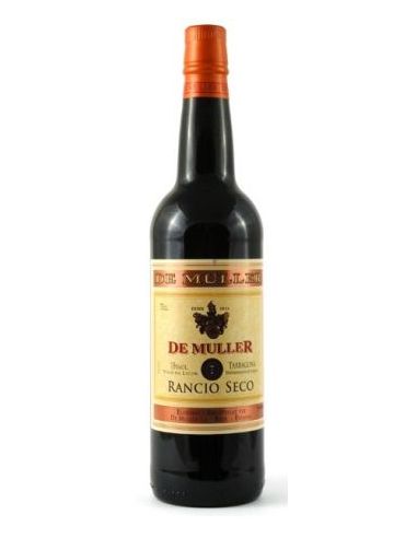 Botella vino generoso DE MULLER RANCIO SECO