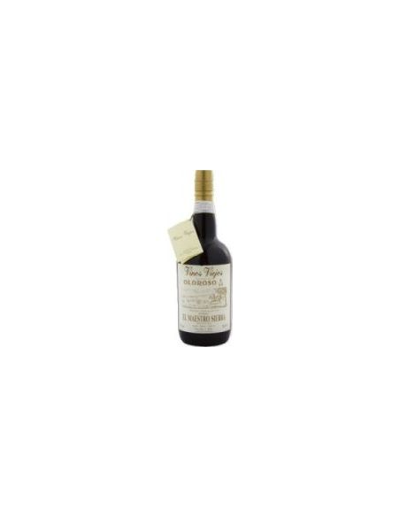 Botella vino generoso OLOROSO SECO 1/14 EL MAESTRO SIERRA 37,5 CL