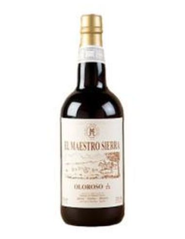 Botella vino generoso OLOROSO 1/14 SECO 50 YO EL MAESTRO SIERRA estuche madera