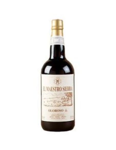 Botella vino generoso OLOROSO 1/14 SECO 50 YO EL MAESTRO SIERRA estuche madera