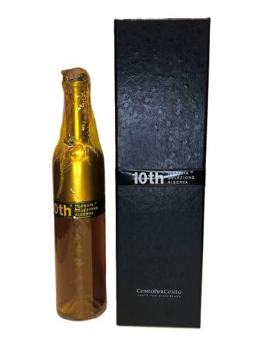 Botella grappa estuchada GRAPPA 10TH TORBATA RISERVA