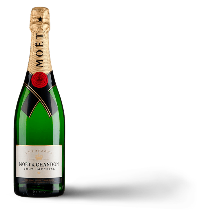 Ampolla de champagne Moet & Chandon